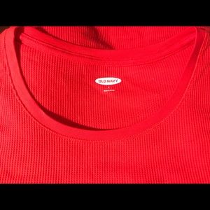NWOT Old Navy thermal shirt.  Red